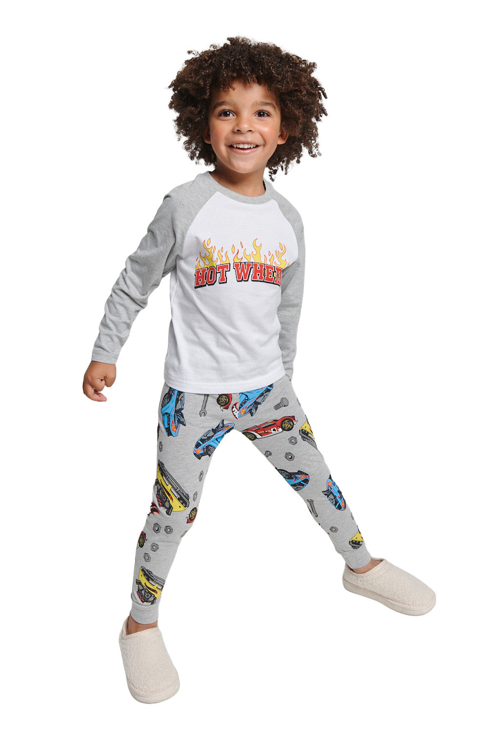 Hot Wheels Boys Long Sleeve Pyjama Set