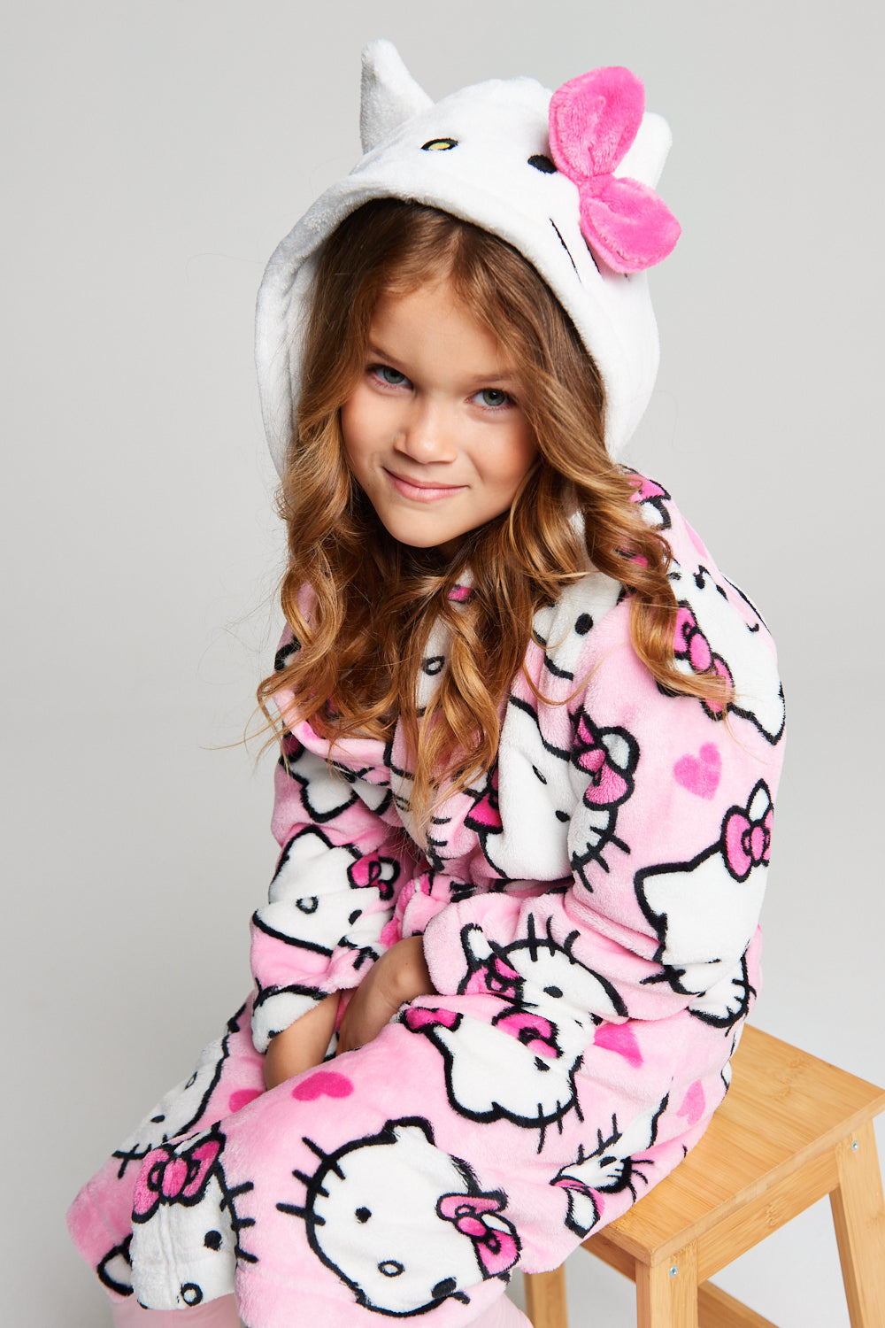 Girls Hello Kitty Dressing Gown