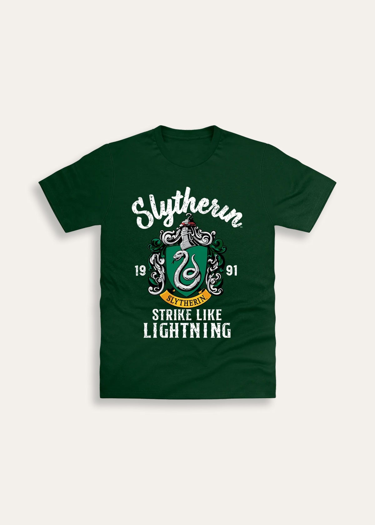 Harry Potter Slytherin Unisex Adults Green T-Shirt