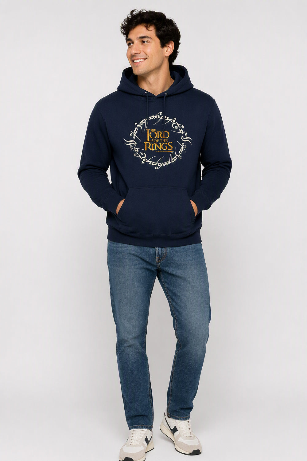 Lord of the Rings Mens Navy Hoodie
