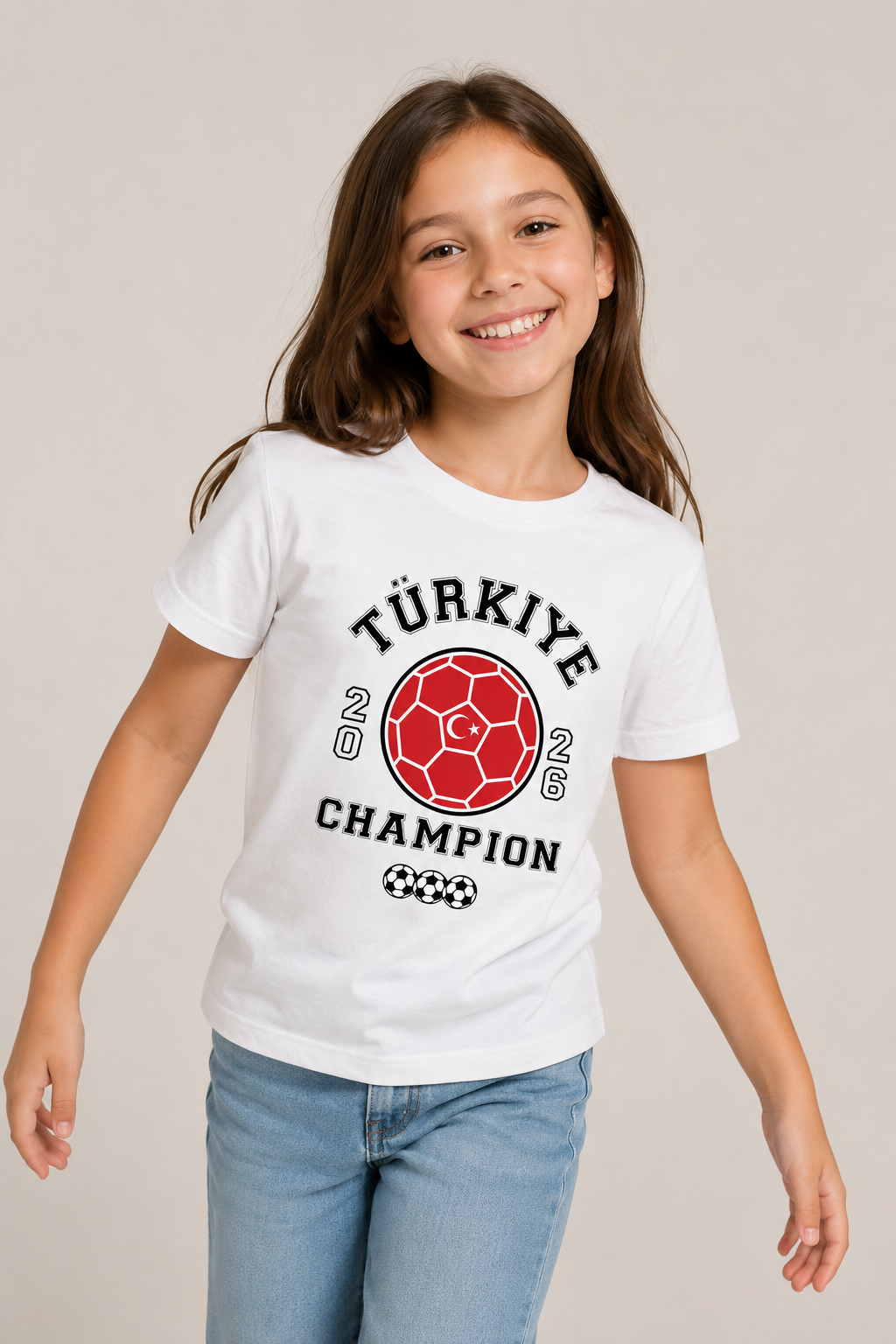 Kids Turkiye Football T-Shirt