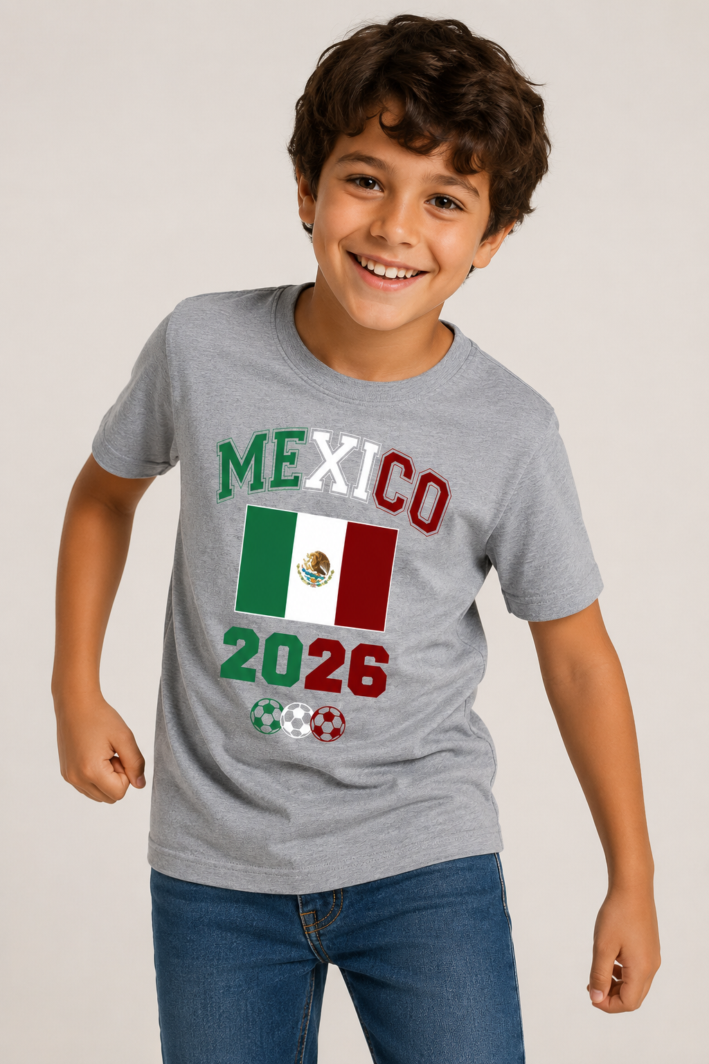 Kids Mexico Football T-Shirt