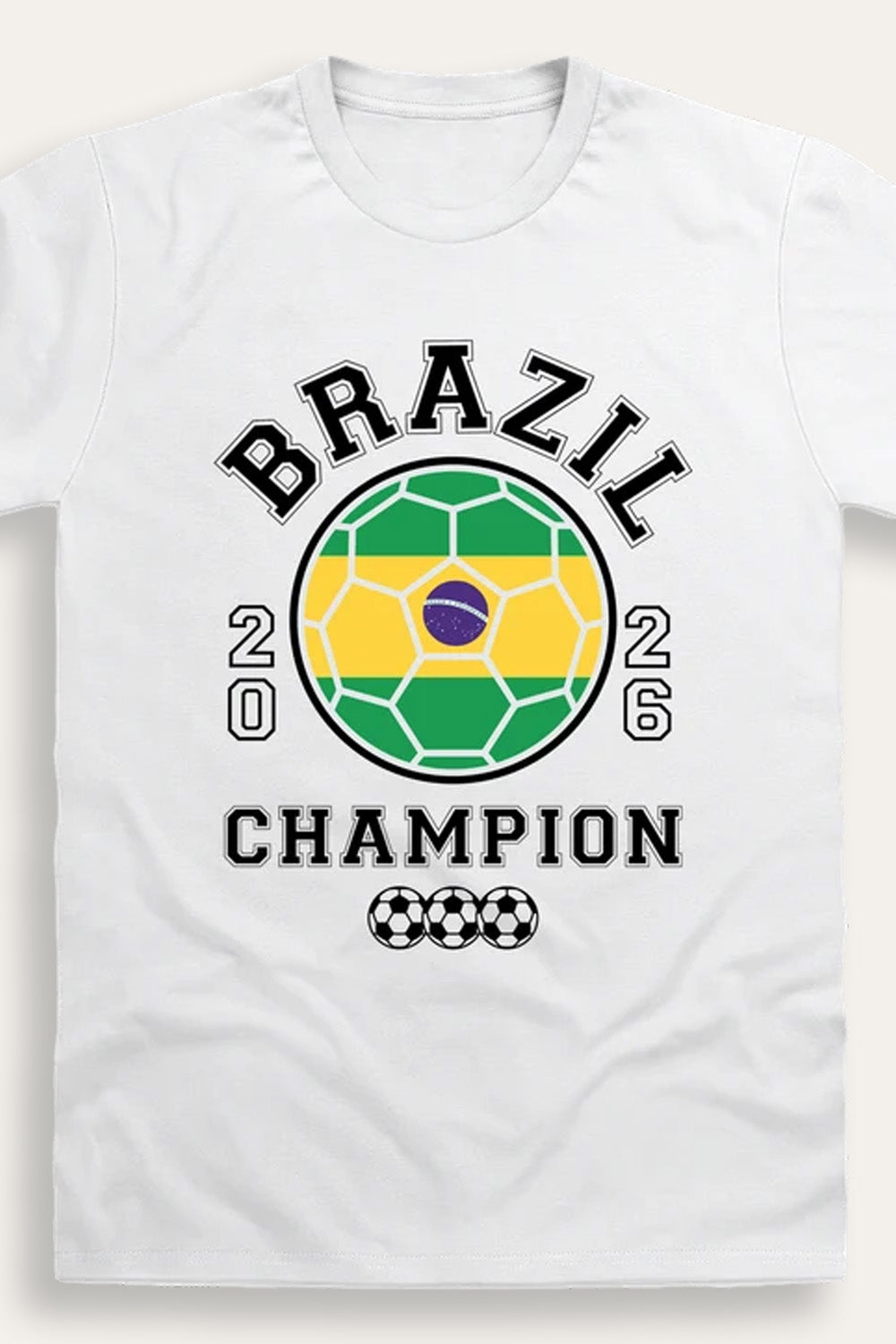 Kids Brazil Football T-Shirt