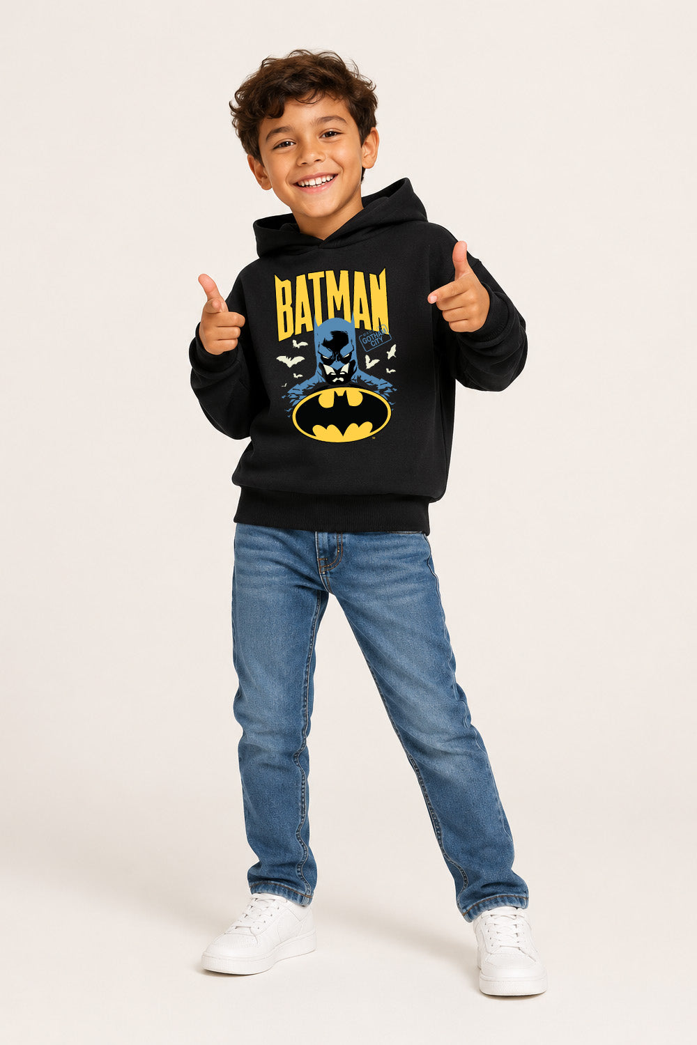 Batman Boys Black Hoodie