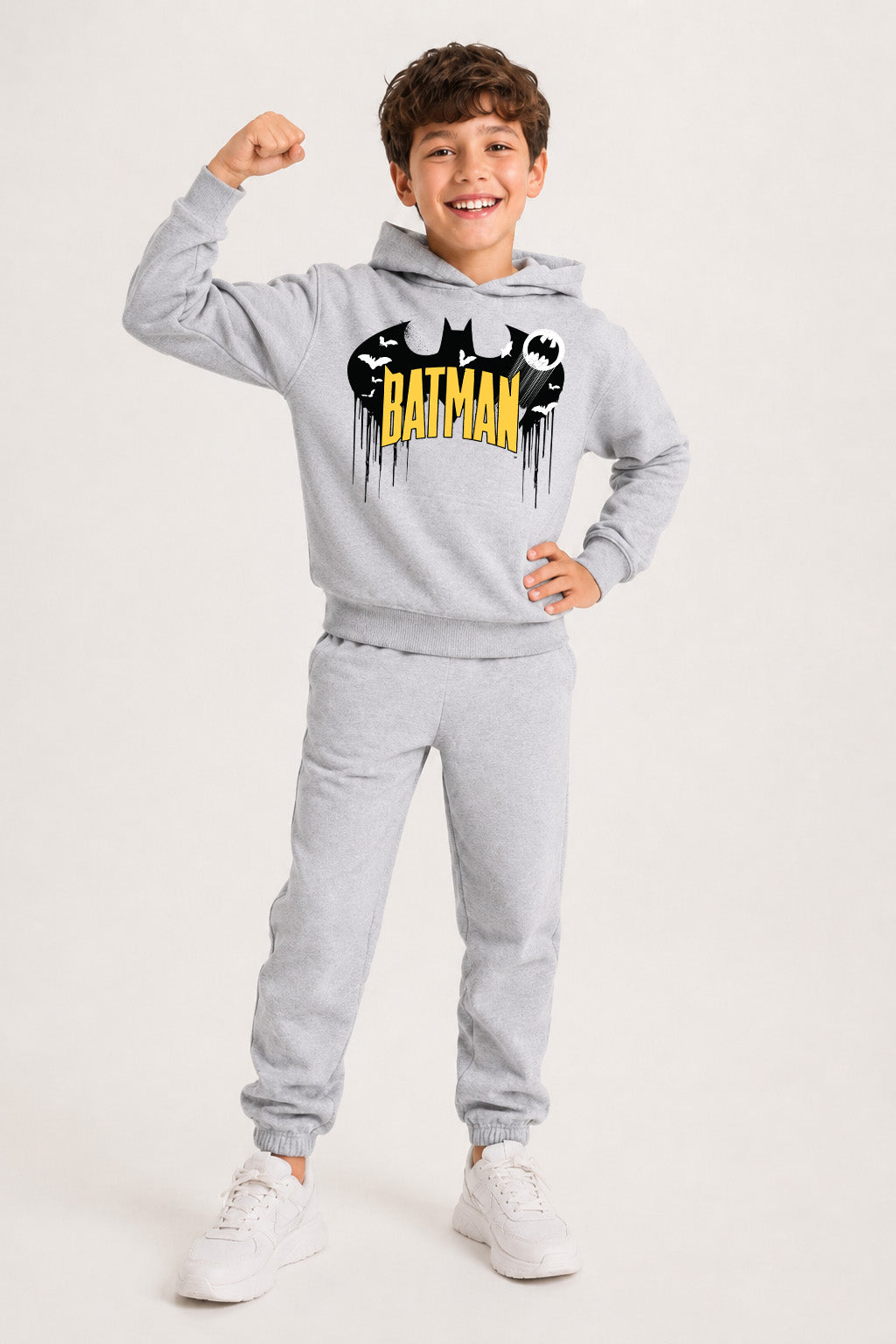 Batman Boys Grey Sweatshirt and Joggers Set