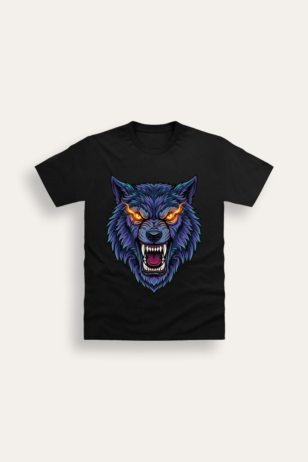 Werewolf Mens Black Halloween T-Shirt