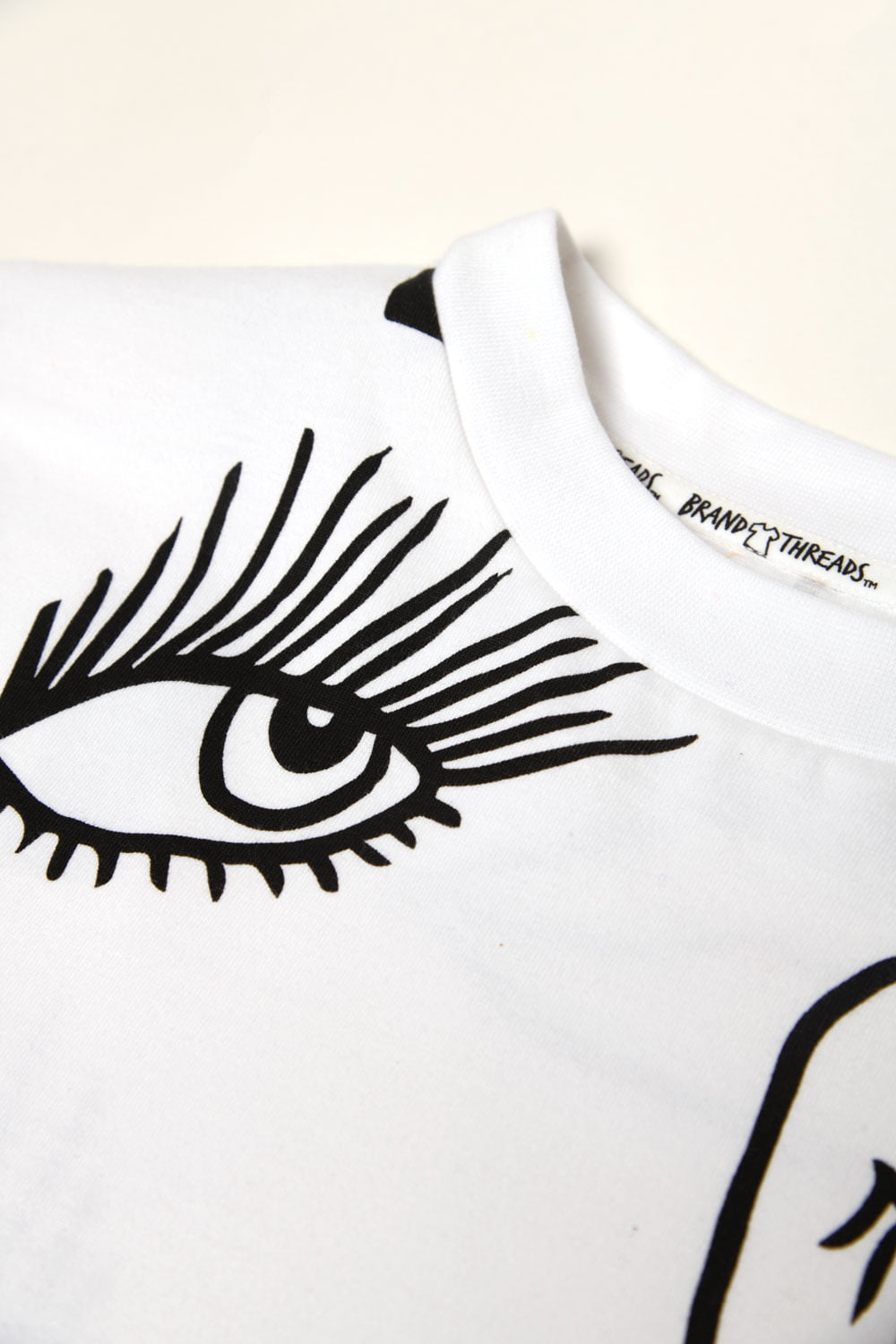 Bouffants and Broken Hearts by Kendra Dandy Women's BCI Cotton T-Shirt Dress - Brand Threads