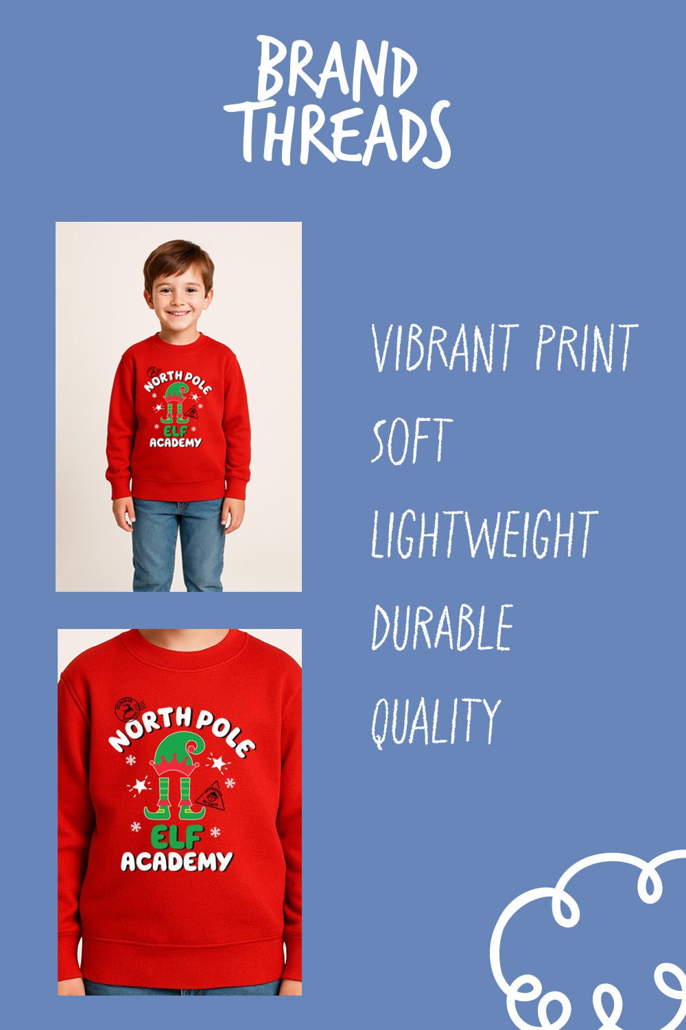 Boys Christmas Sweatshirt - Brand Threads
