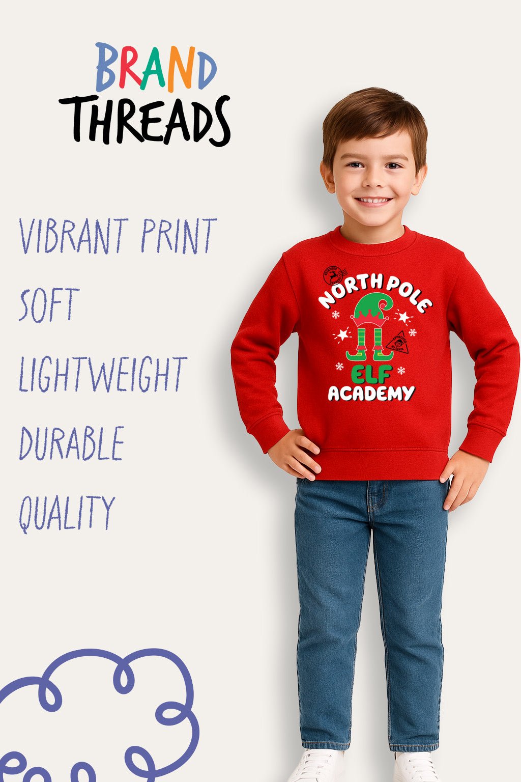 Boys Christmas Sweatshirt - Brand Threads
