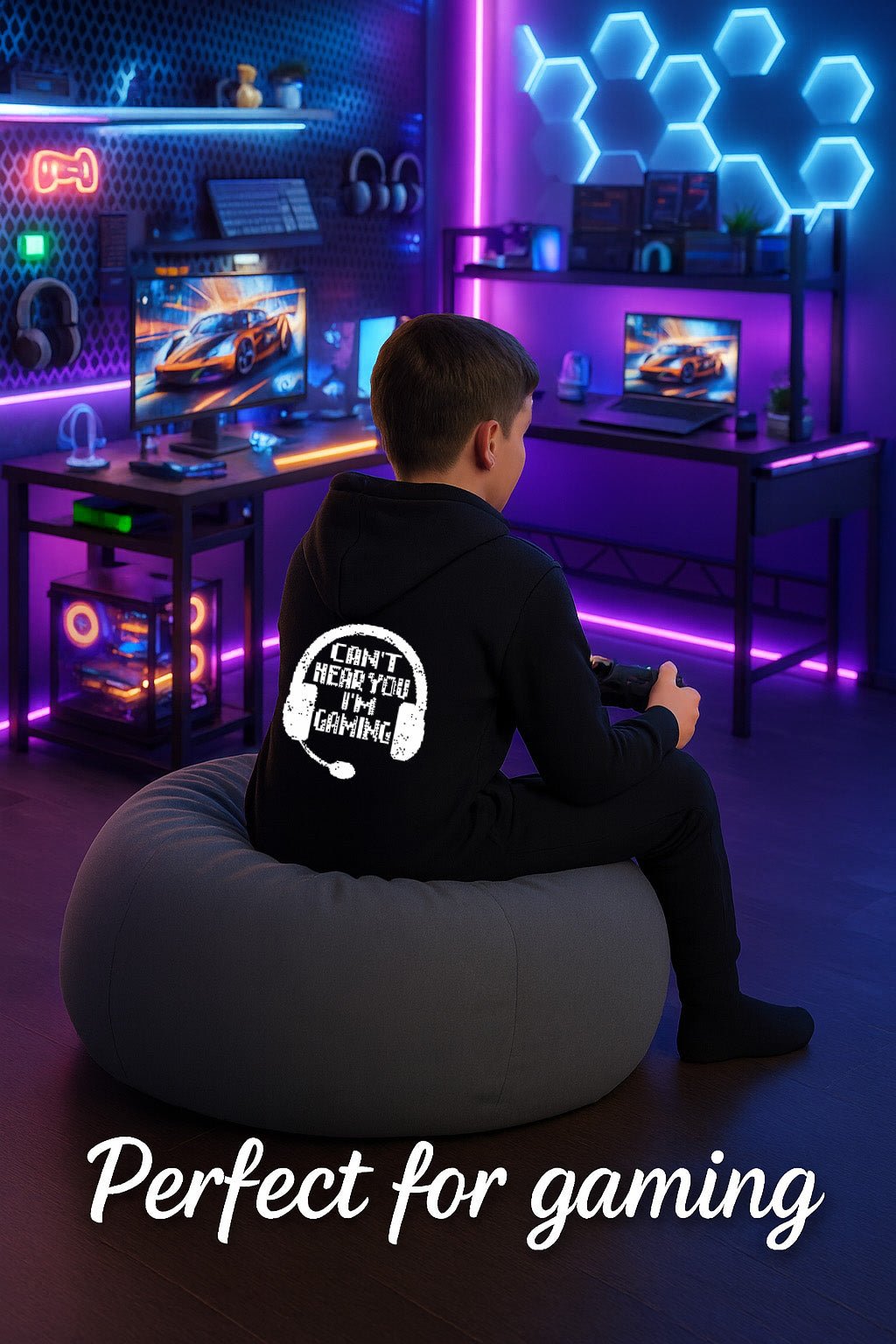 Boys Gaming Onesie Cant Hear You I'm Gaming - Brand Threads