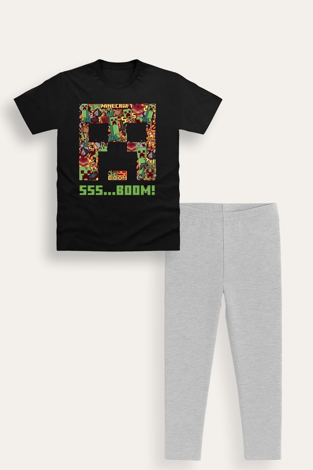 Boys Minecraft Pyjamas Set - Brand Threads