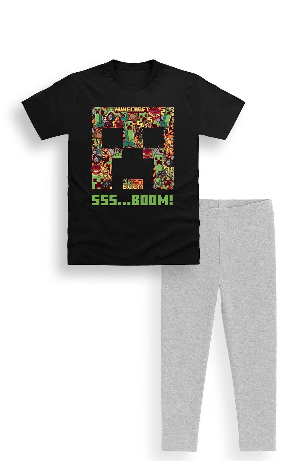 Boys Minecraft Pyjamas Set - Brand Threads
