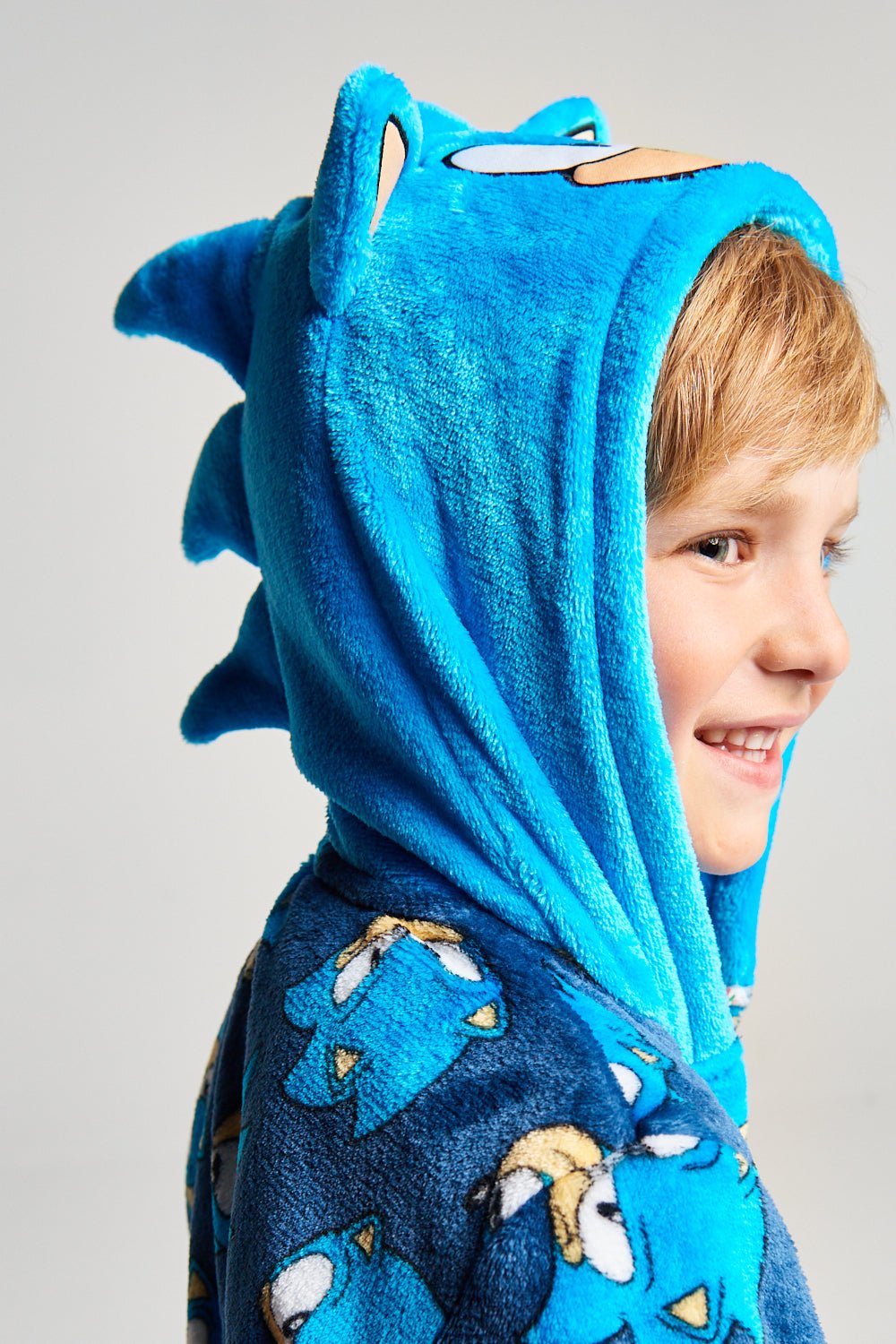 Boys Sonic Dressing Gown - Brand Threads
