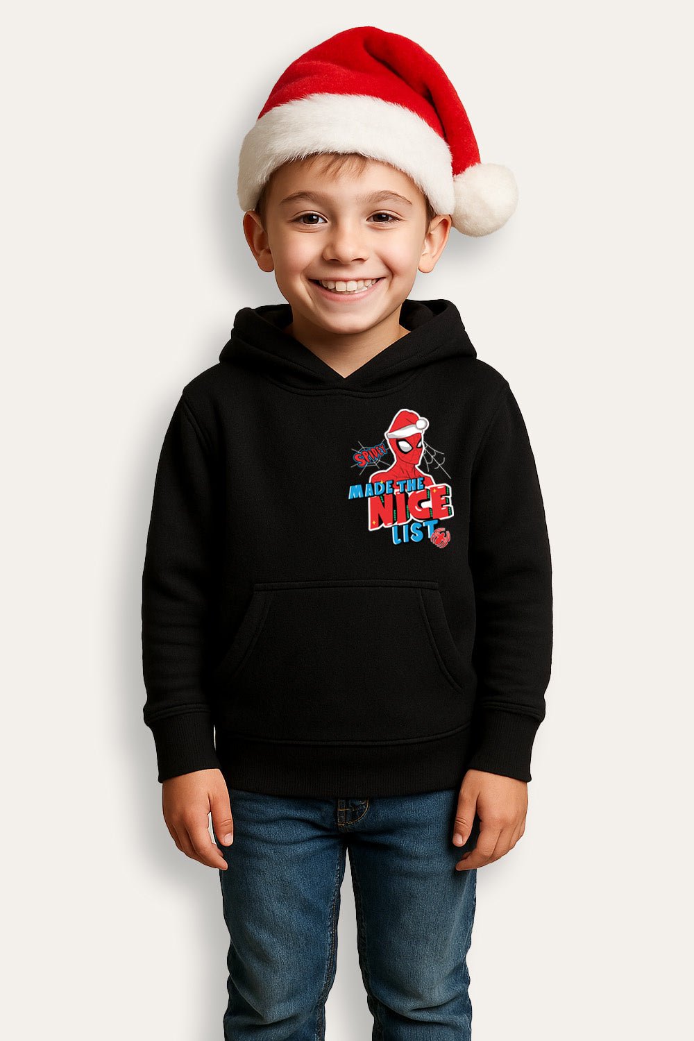 Boys Spiderman Christmas Hoodie - Brand Threads