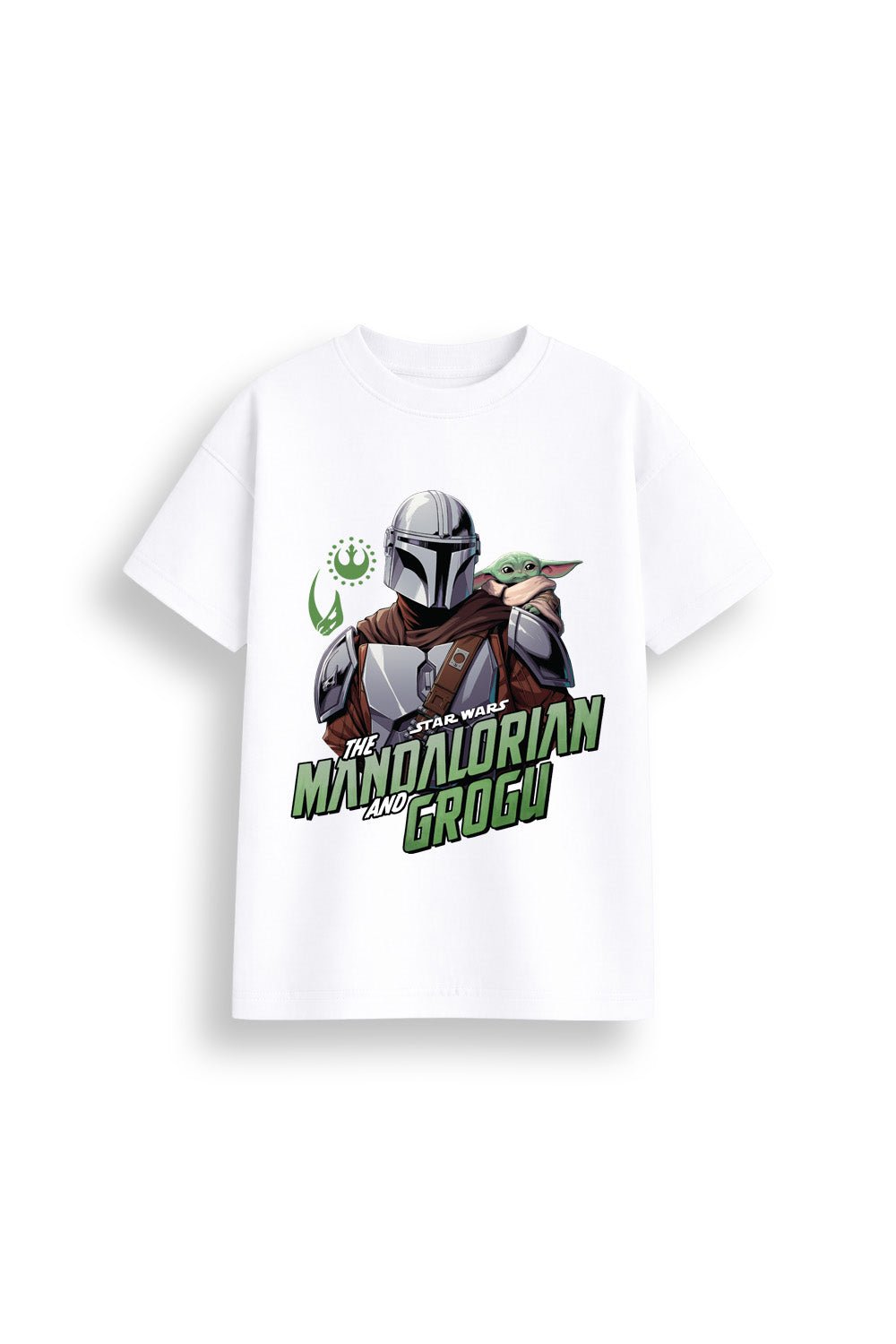 Boys The Mandalorian and Grogu T Shirt - Brand Threads