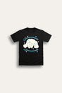 Cinnamoroll Girls Black T-Shirt Official Sanrio Character Tee - Brand Threads