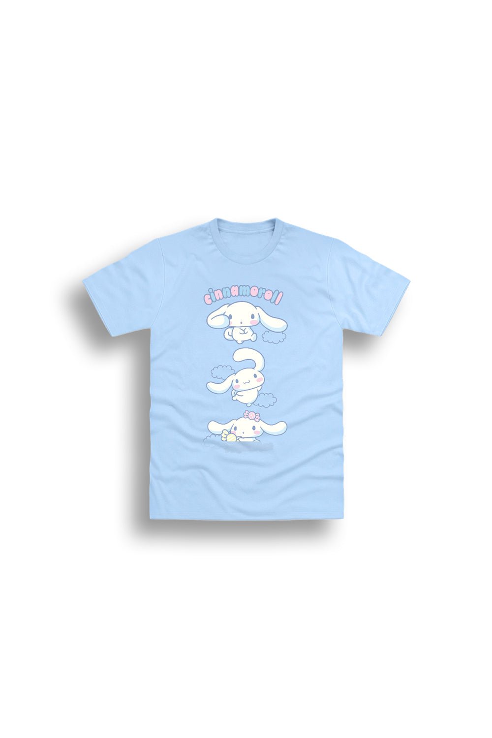Cinnamoroll Girls Blue T-Shirt Official Sanrio Character Tee - Brand Threads
