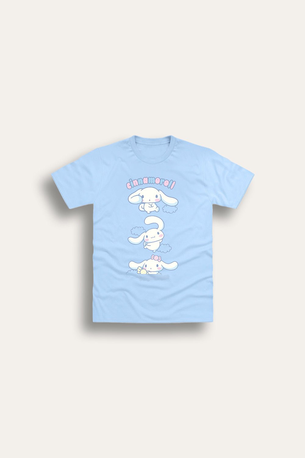 Cinnamoroll Girls Blue T-Shirt Official Sanrio Character Tee - Brand Threads