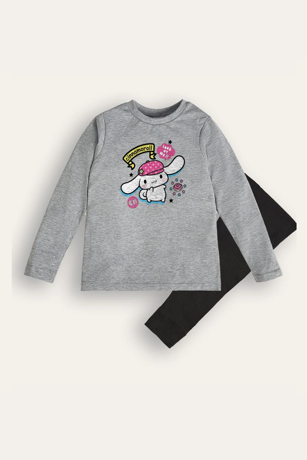 Cinnamoroll Girls Grey Pyjama Set - Brand Threads