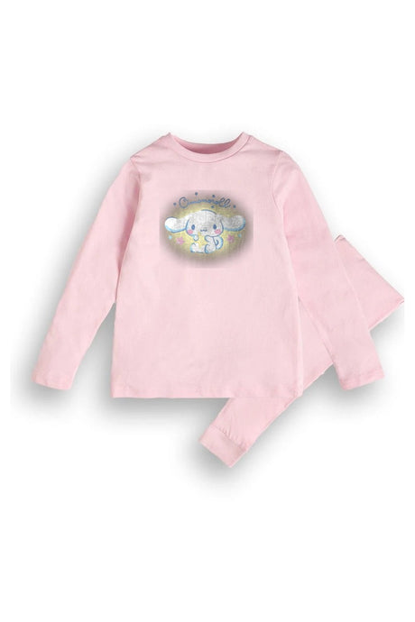 Cinnamoroll Girls Pink Pyjama Set – 100% Cotton - Brand Threads