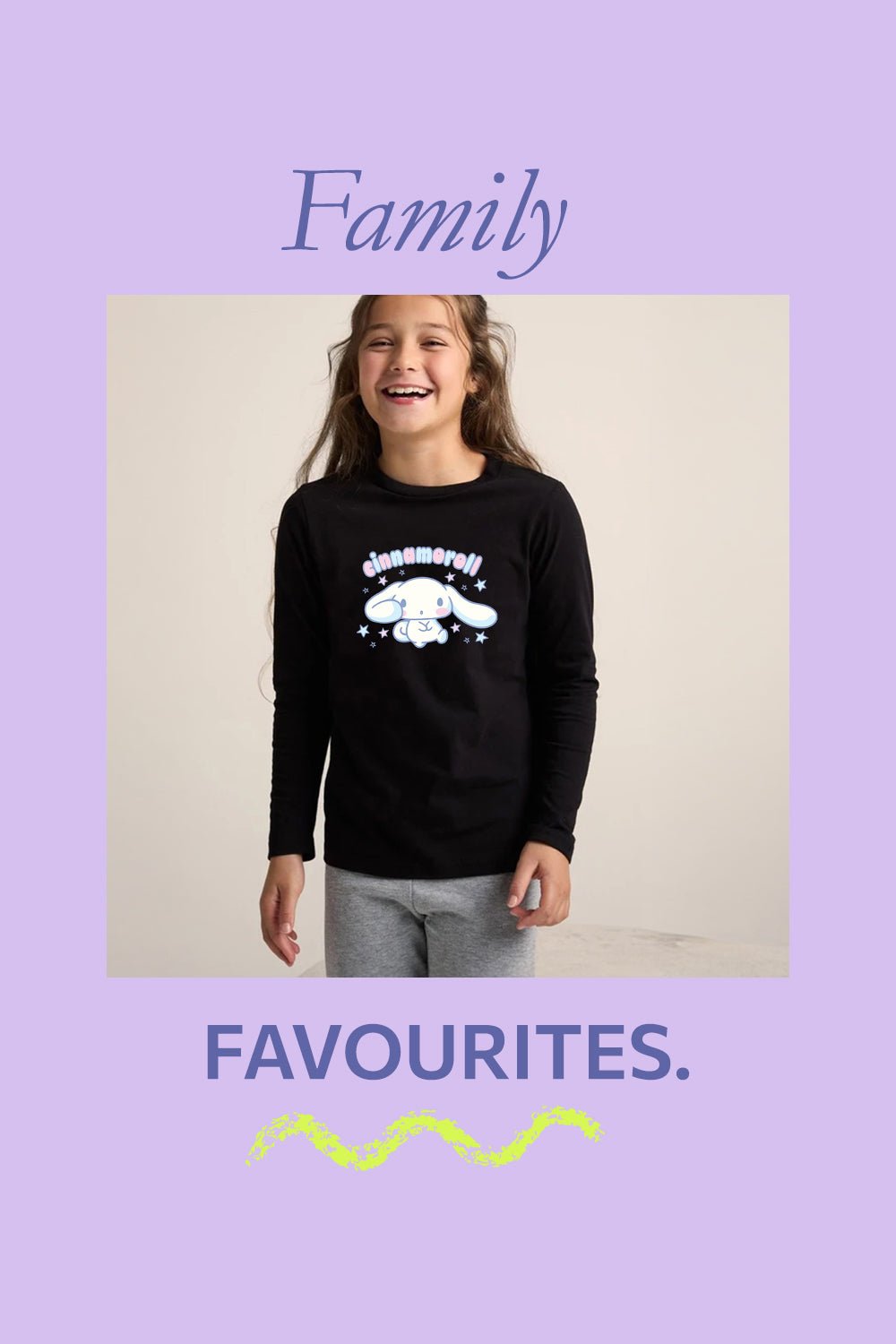 Cinnamoroll girls pjs – long sleeve, cotton pyjama set - Brand Threads