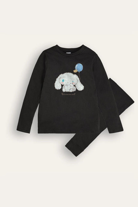 Cinnamoroll Girls Pyjama Set Black - Brand Threads