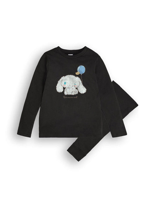Cinnamoroll Girls Pyjama Set Black - Brand Threads