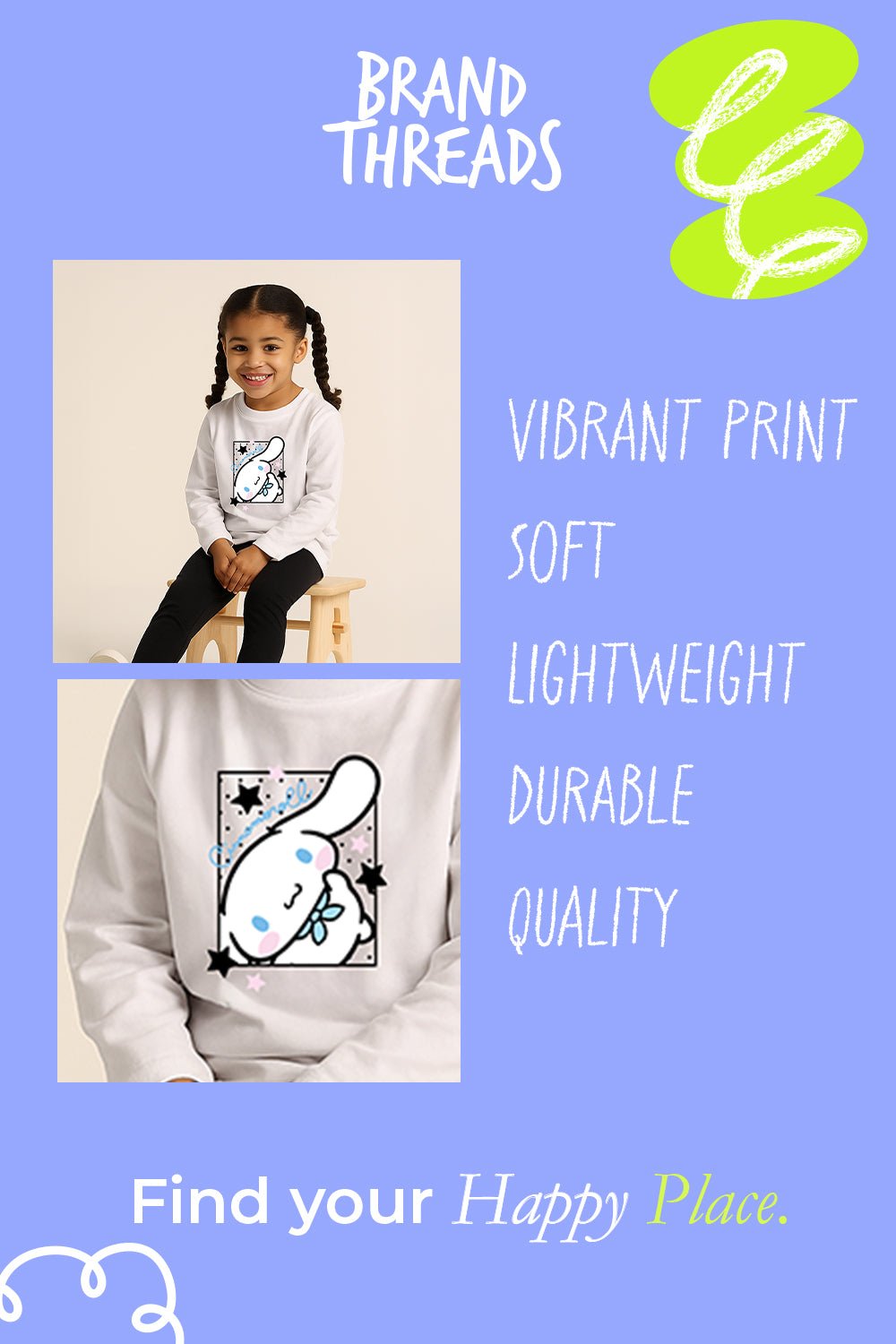 Cinnamoroll Girls Pyjama Set White - Brand Threads