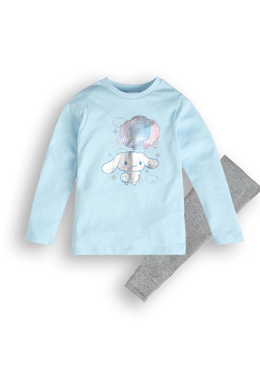 Cinnamoroll girls pyjamas – long sleeve blue pyjama set - Brand Threads