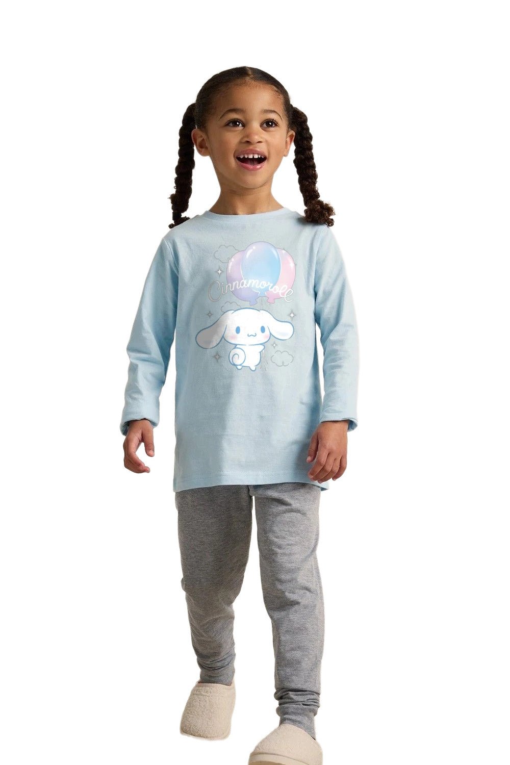 Cinnamoroll girls pyjamas – long sleeve blue pyjama set - Brand Threads