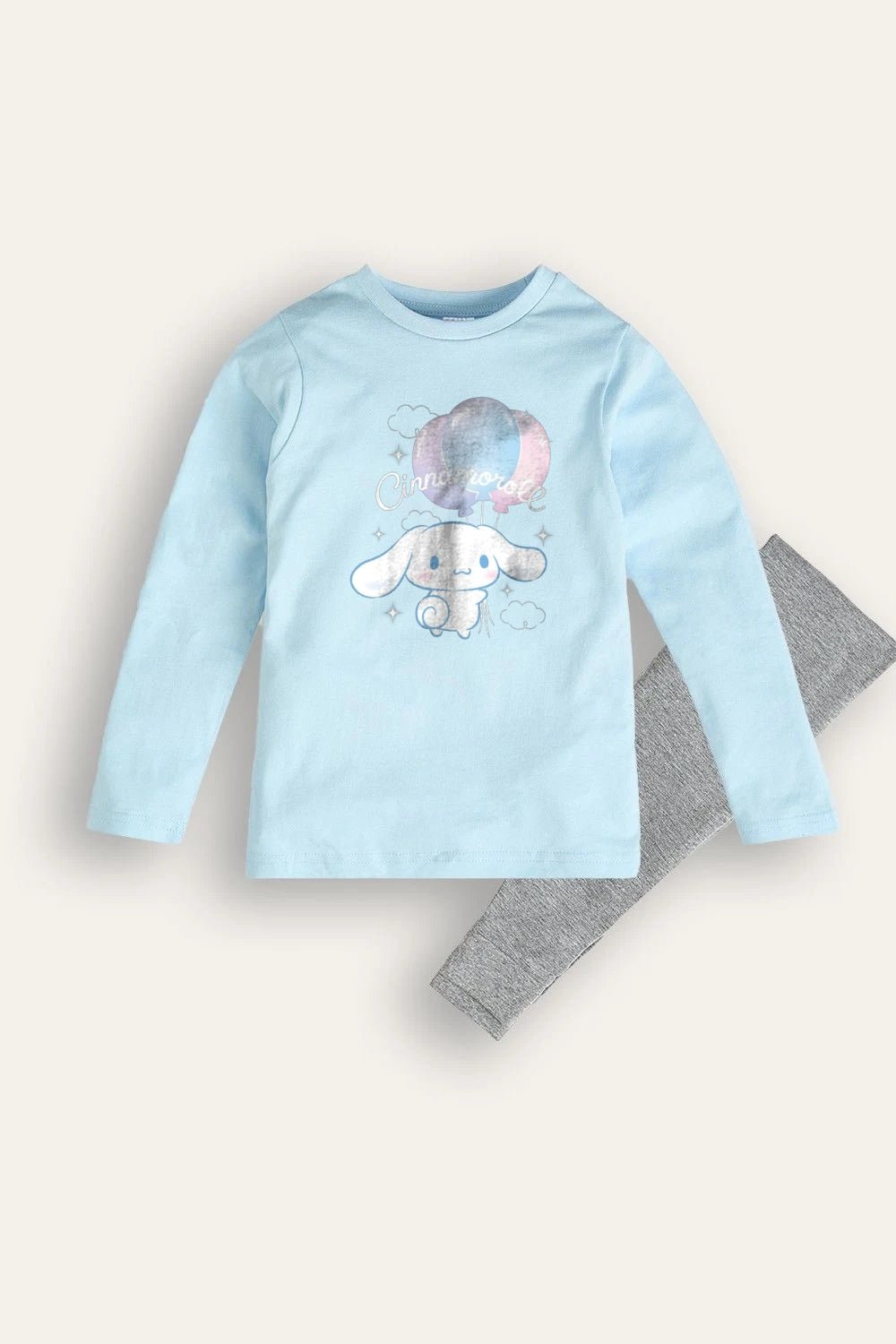 Cinnamoroll girls pyjamas – long sleeve blue pyjama set - Brand Threads