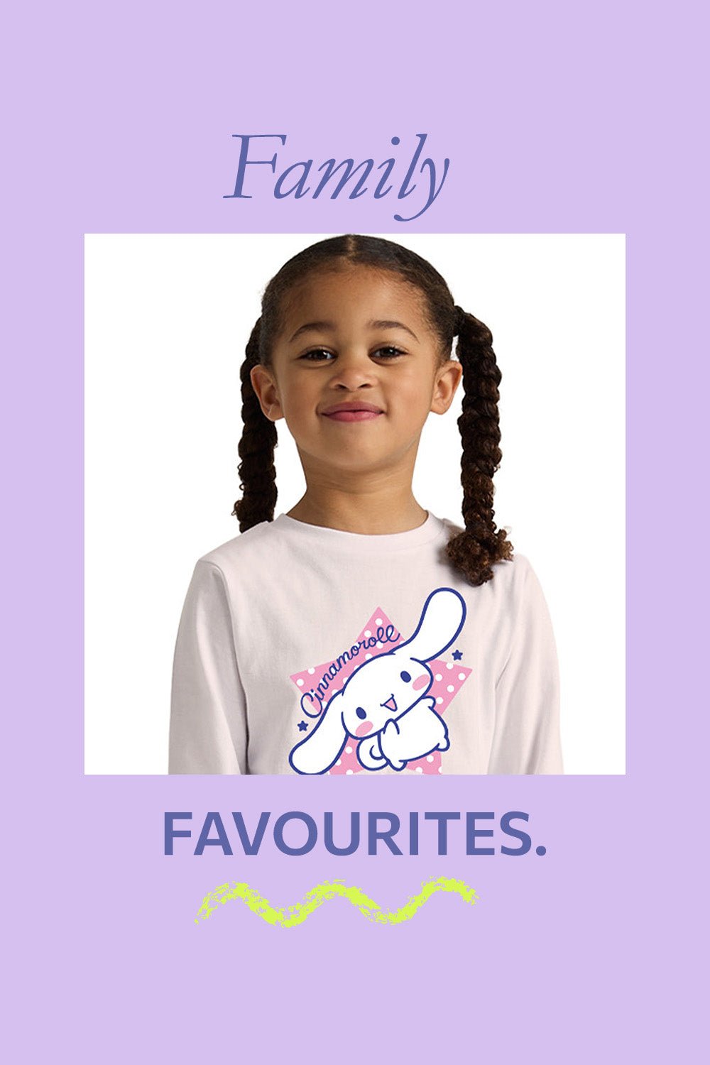 Cinnamoroll girls pyjamas – long sleeve white pyjama set - Brand Threads