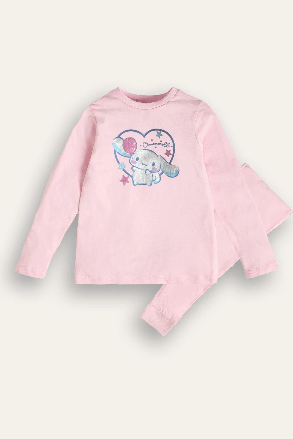 Cinnamoroll girls pyjamas – pink long sleeve pyjama set - Brand Threads