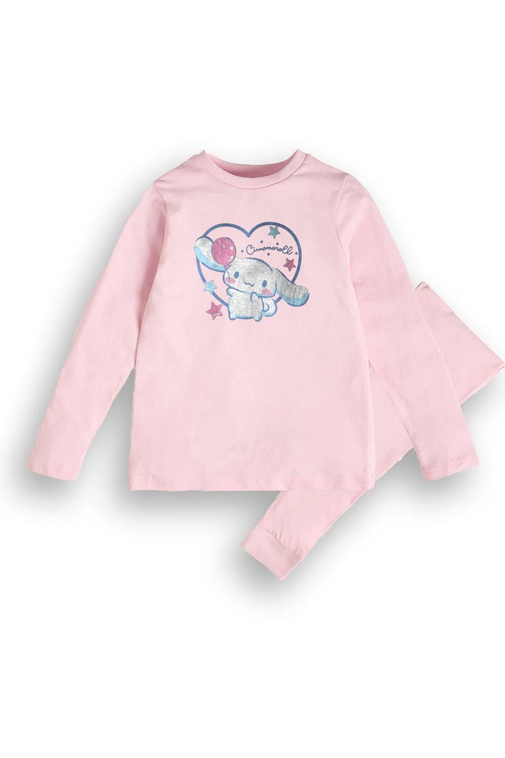 Cinnamoroll girls pyjamas – pink long sleeve pyjama set - Brand Threads