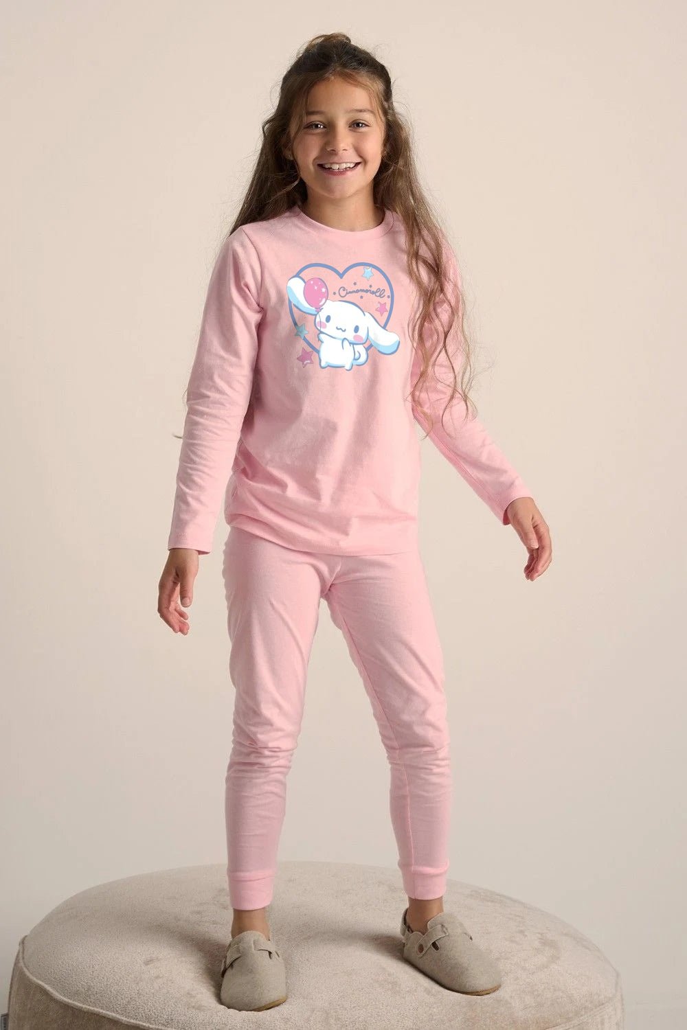Cinnamoroll girls pyjamas – pink long sleeve pyjama set - Brand Threads