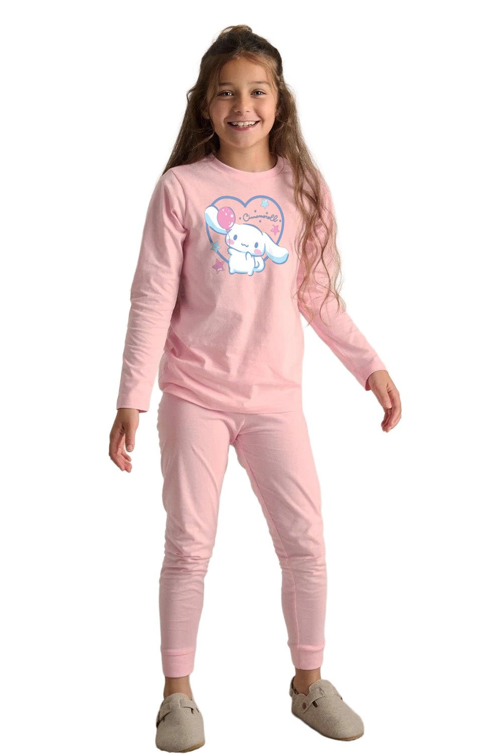 Cinnamoroll girls pyjamas – pink long sleeve pyjama set - Brand Threads