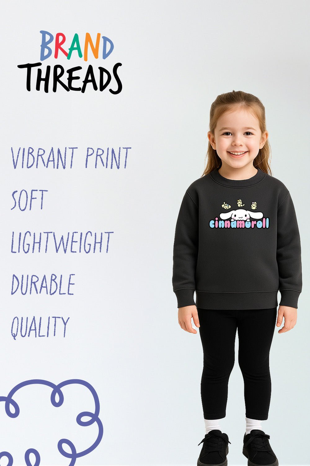 Cinnamoroll Girls Sweatshirt - Brand Threads