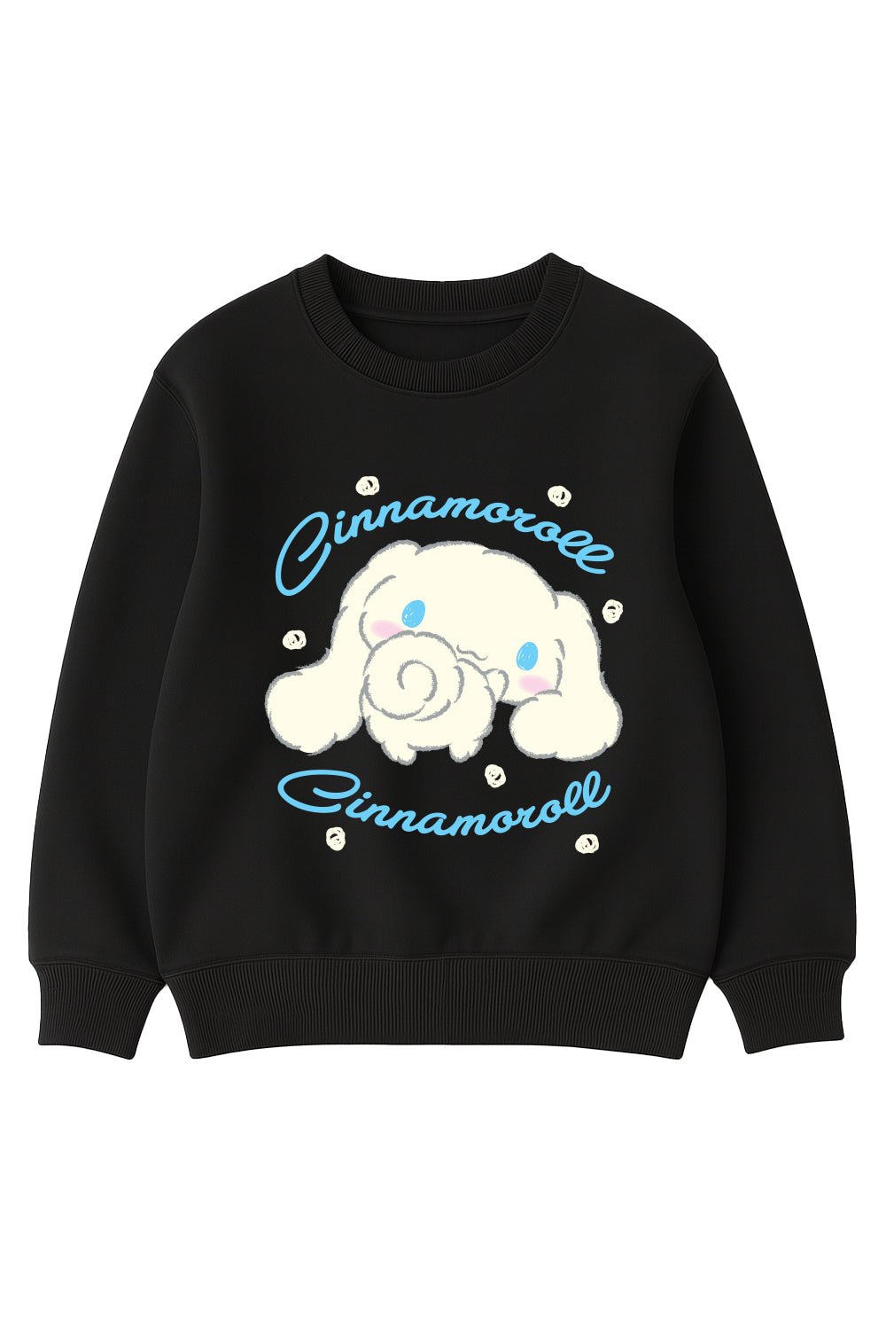 Cinnamoroll girls sweatshirt – long sleeve black sweater - Brand Threads