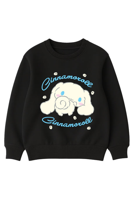 Cinnamoroll girls sweatshirt – long sleeve black sweater - Brand Threads
