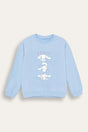 Cinnamoroll girls sweatshirt – sky blue crewneck jumper - Brand Threads