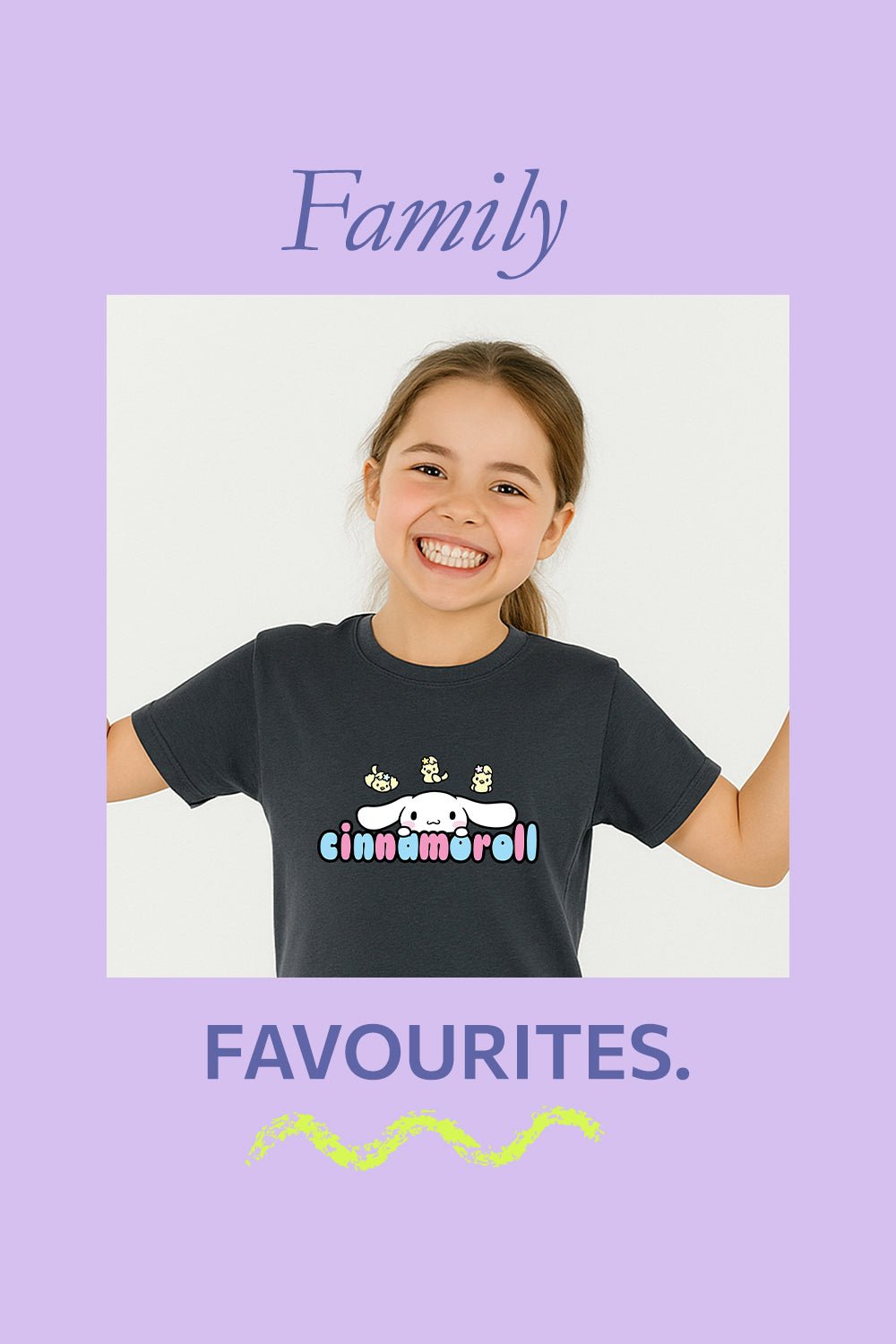 Cinnamoroll girls T-shirt – short sleeve, casual summer top - Brand Threads