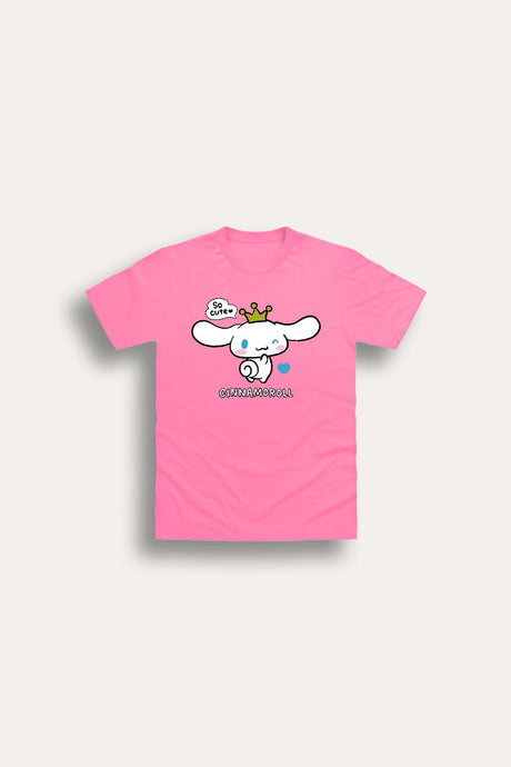 Cinnamoroll girls t-shirt – short sleeve pink graphic tee - Brand Threads