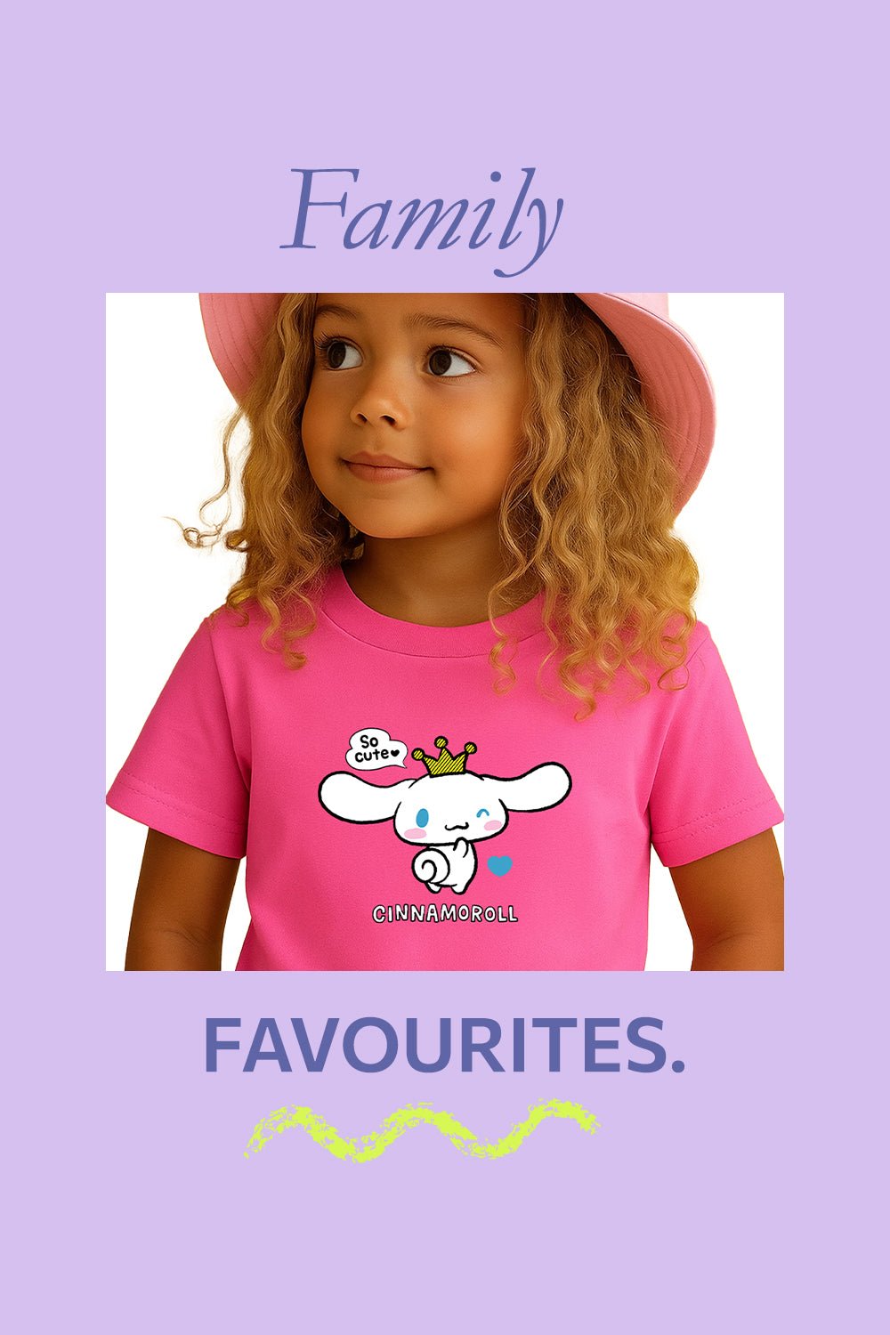 Cinnamoroll girls t-shirt – short sleeve pink graphic tee - Brand Threads