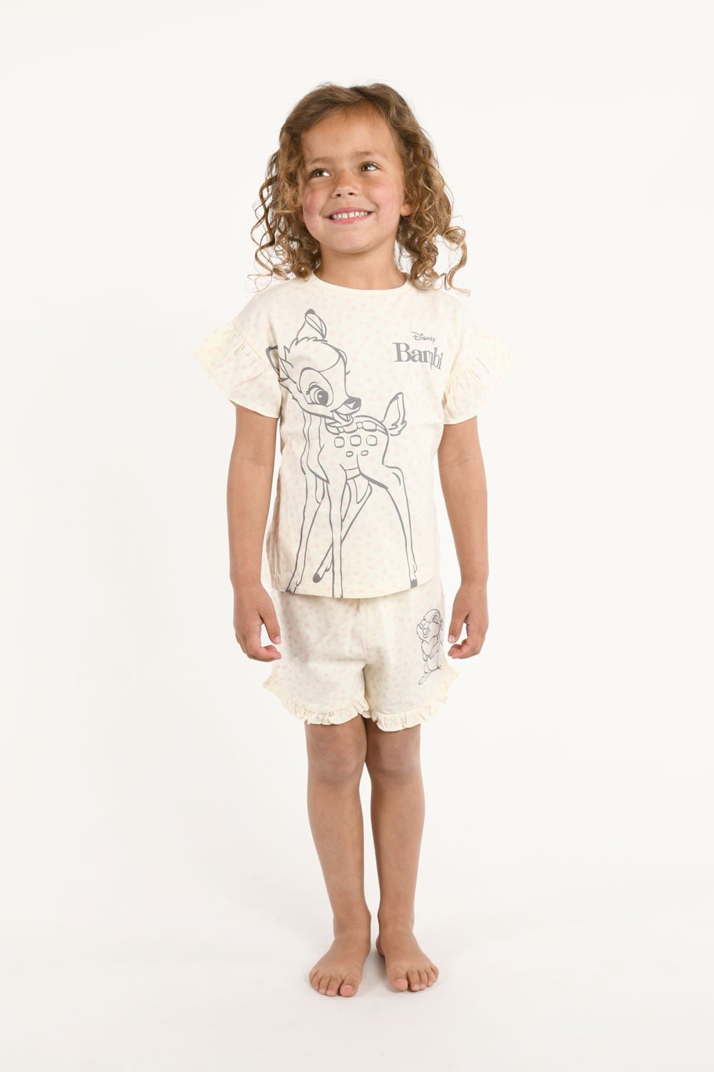 Disney Bambi Girls BCI Cotton Shortie Pyjamas - Brand Threads