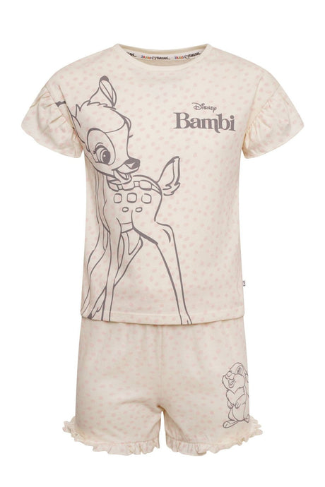 Disney Bambi Girls BCI Cotton Shortie Pyjamas - Brand Threads