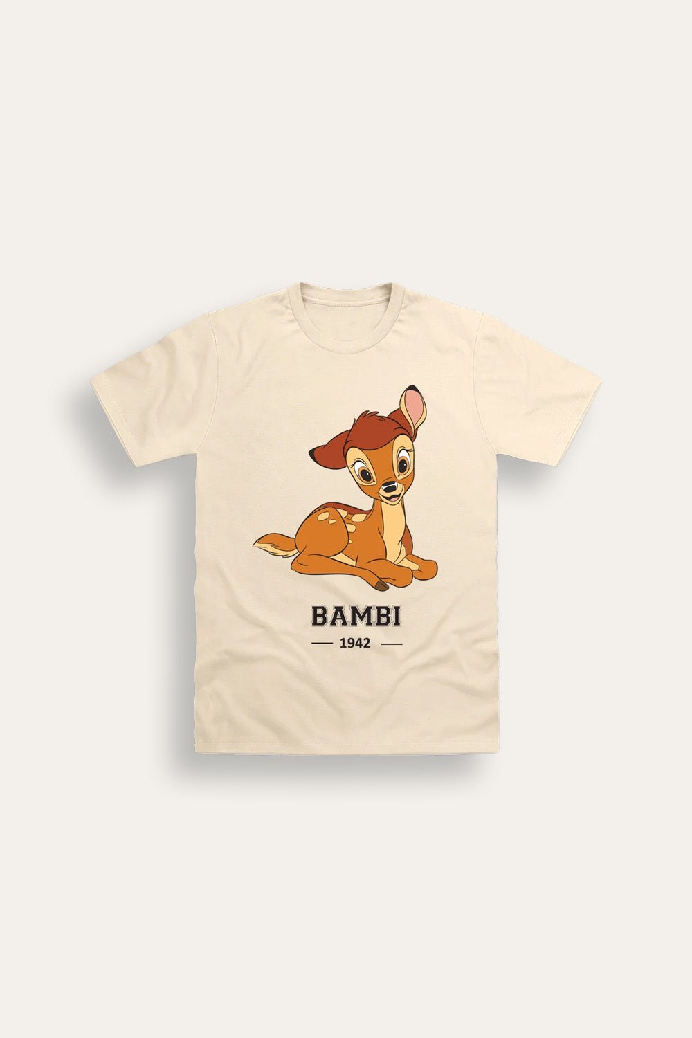 Disney Bambi Ladies Sand T Shirt - Brand Threads