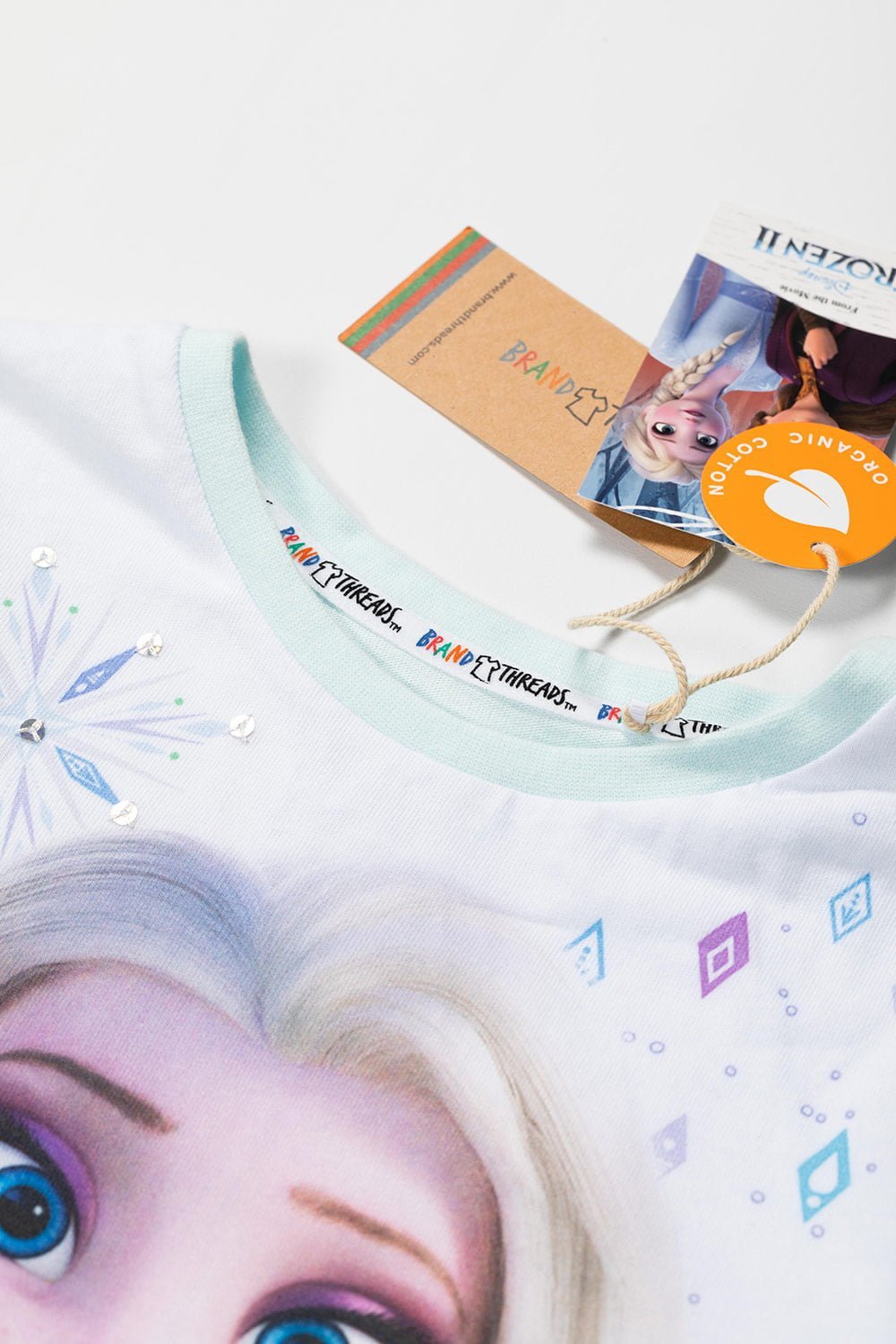 Disney Frozen Elsa Girls Snowflake Pyjamas - Brand Threads