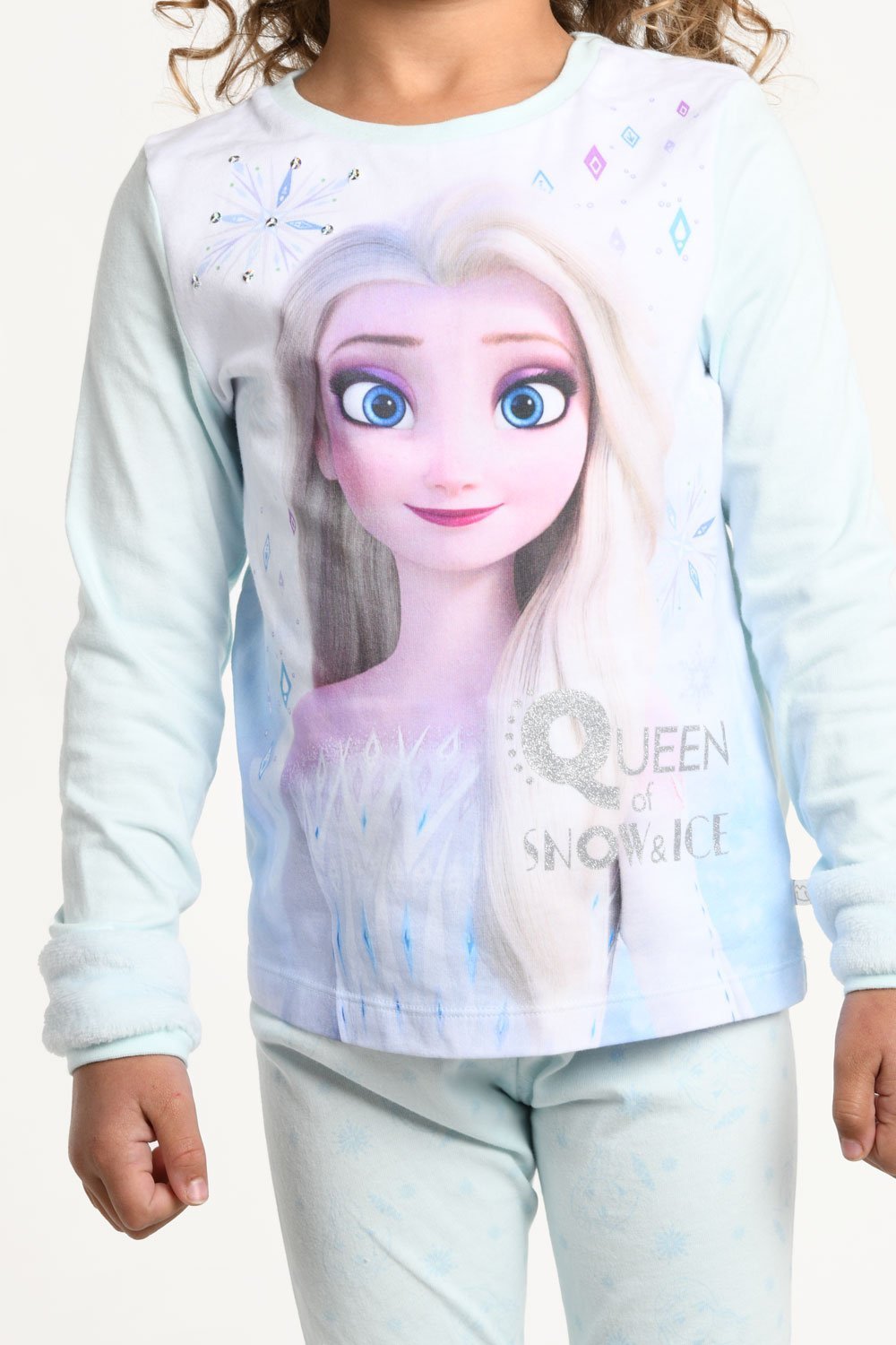 Disney Frozen Elsa Girls Snowflake Pyjamas - Brand Threads
