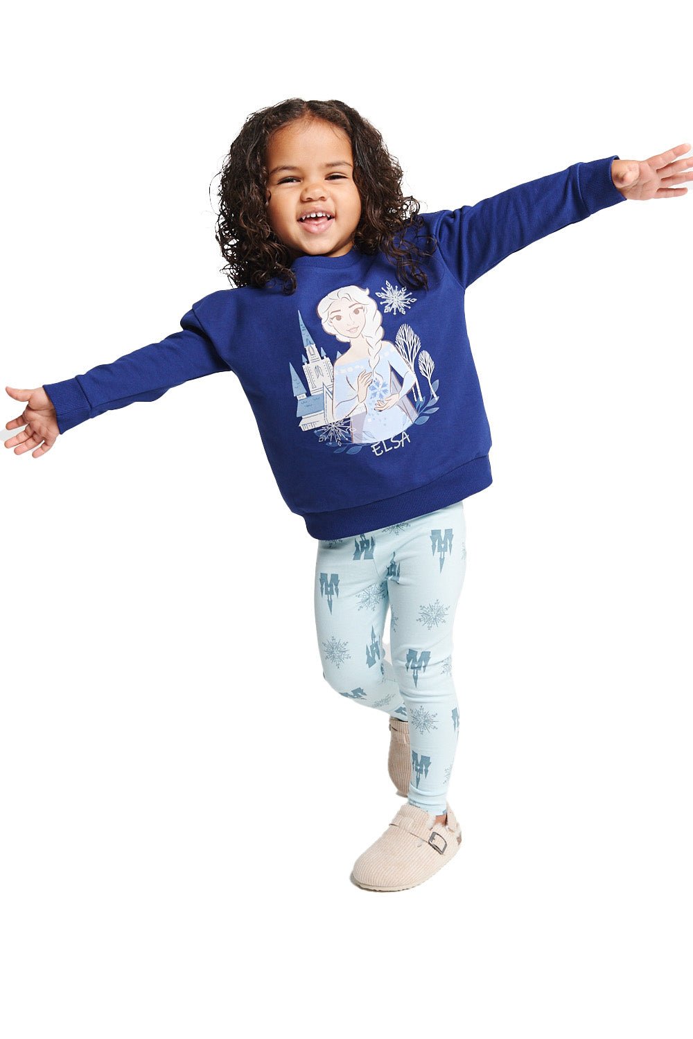 Disney Frozen Girls Top & Leggings Set - Brand Threads