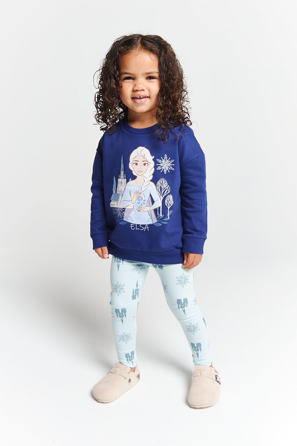 Disney Frozen Girls Top & Leggings Set - Brand Threads